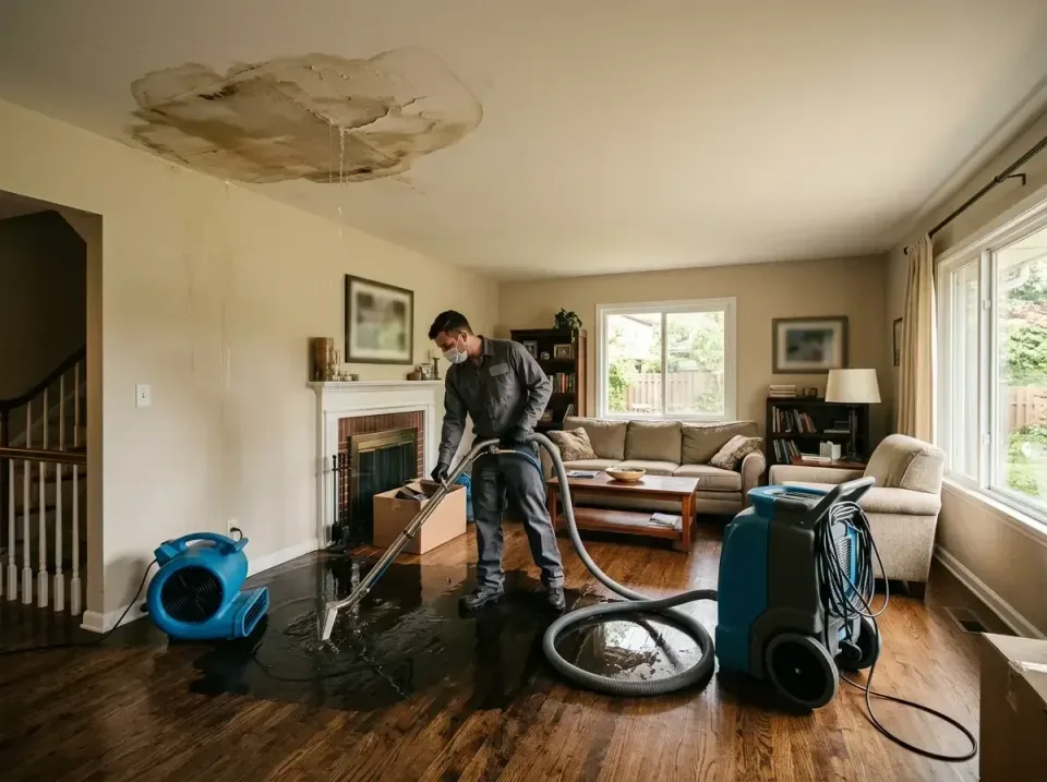 attic-pipe-burst-ceiling-drip-008 — frequently asked questions, Water Damage Restoration & Carpet Care in Union Mill, VA